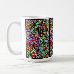 Red Dress Party Freak Out  Coffee Mug