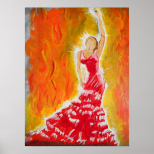 Red Dress Poster