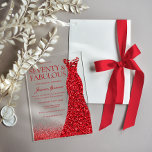 Red Dress Seventy & Fabulous 70th Birthday Party Acrylic Invitations<br><div class="desc">Red Dress Seventy & Fabulous 70th Birthday Party Acrylic Invitations

See many more variations in our collection below</div>