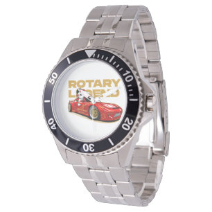 RED DRIFT CAR ROTARY LEGEND ANIME STYLE WATCH