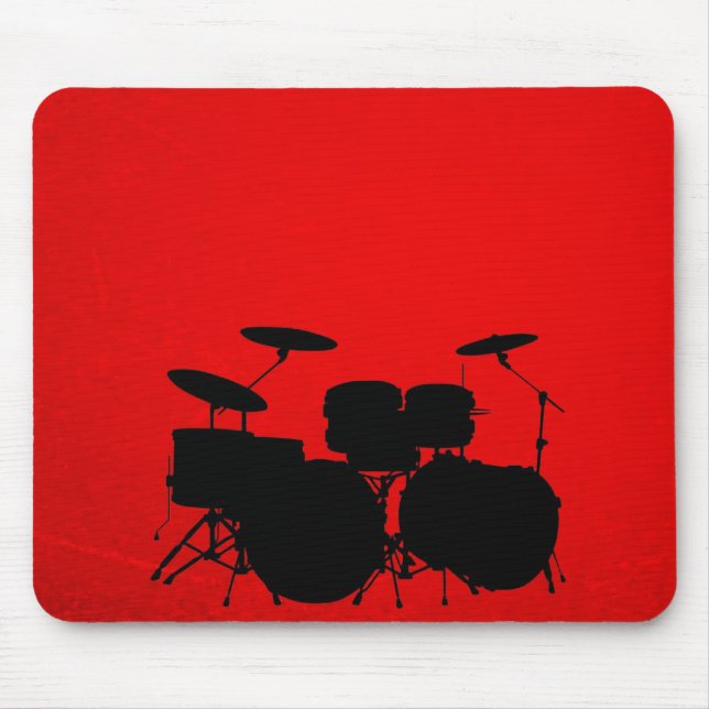 Red Drum Vector Mouse Mat (Front)