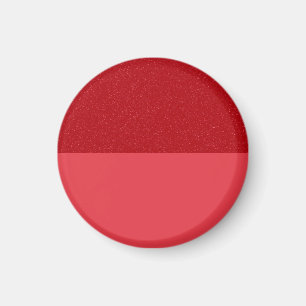Red Dual-Tone Custom Magnet (Textured + Flat)