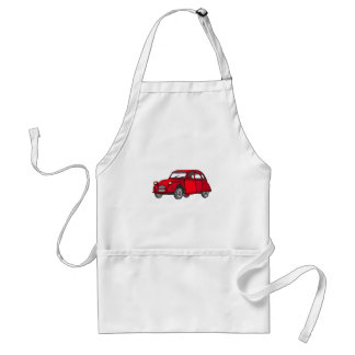 Red duck (2CV) Standard Apron