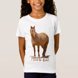 Red Dun Horse, Horse-lover's Equine Animal T-Shirt
