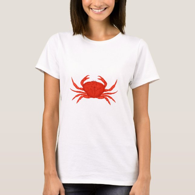 Red Dungeness Crab Logo T-Shirt (Front)