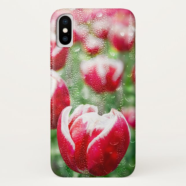 red Dutch tulips Case-Mate iPhone Case (Back)