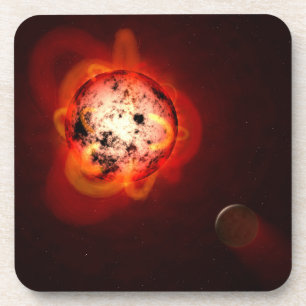 Red Dwarf Star Orbited By A Hypothetical Exoplanet Coaster