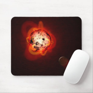 Red Dwarf Star Orbited By A Hypothetical Exoplanet Mouse Mat
