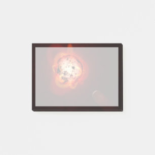 Red Dwarf Star Orbited By A Hypothetical Exoplanet Post-it Notes