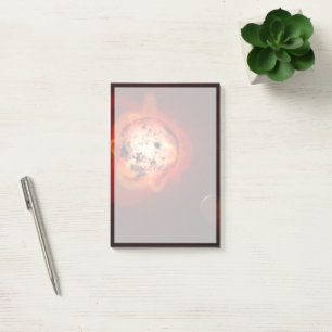 Red Dwarf Star Orbited By A Hypothetical Exoplanet Post-it Notes