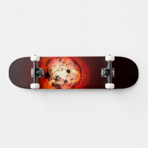 Red Dwarf Star Orbited By A Hypothetical Exoplanet Skateboard