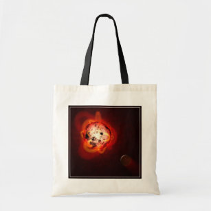 Red Dwarf Star Orbited By A Hypothetical Exoplanet Tote Bag