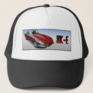 Red E Type Roadster Trucker Hat