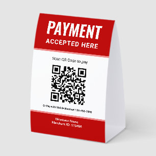 Red e-Wallet Scan to Pay QR Code Payment