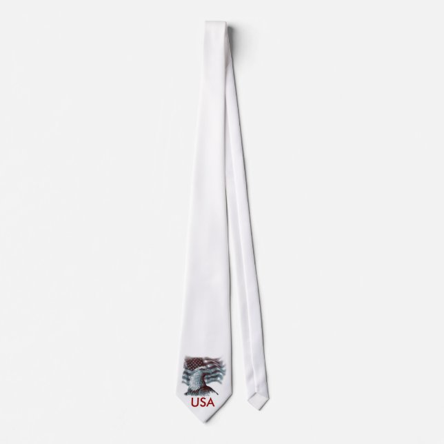 Red Eagle - Patriotic, USA Tie (Front)