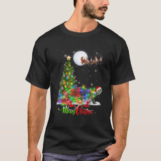 Red-Eared Slider Animal Merry Christmas Animal Lov T-Shirt