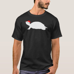RED EARED SLIDER TURTLE Gift Santa Hat Christmas T-Shirt