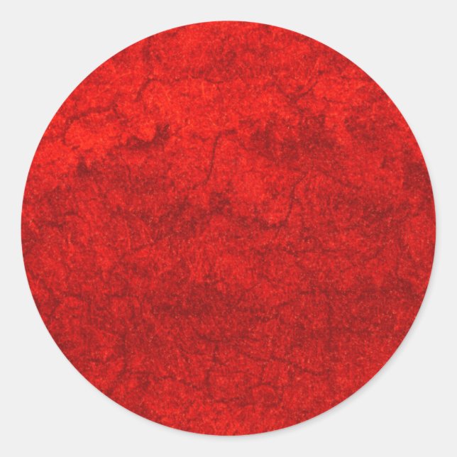 Red Earth Classic Round Sticker (Front)