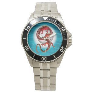 Red Eastern Dragon - Mythical Fantasy Creature Watch