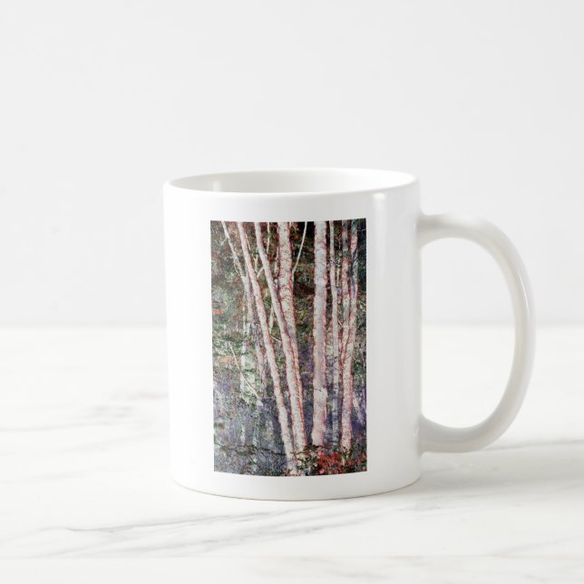 Red-Edged Trees Coffee Mug (Right)
