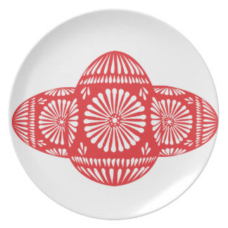 RED EGGS Plate
