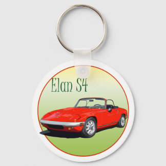 Red Elan S4 Key Ring