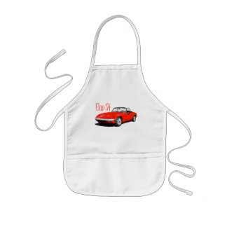 Red Elan S4 Kids Apron