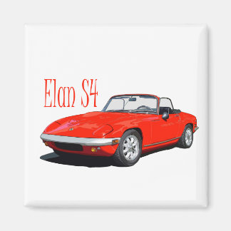 Red Elan S4 Magnet