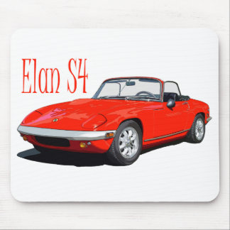Red Elan S4 Mouse Mat