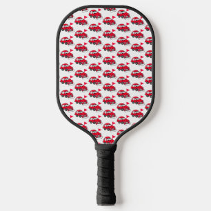 Red Electric Car Pickleball Paddle