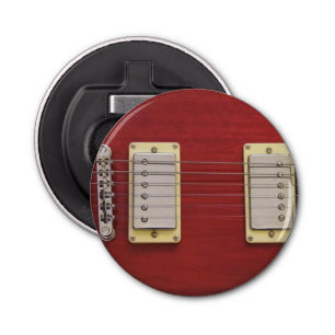 Red Electric Guitar Bottle Opener