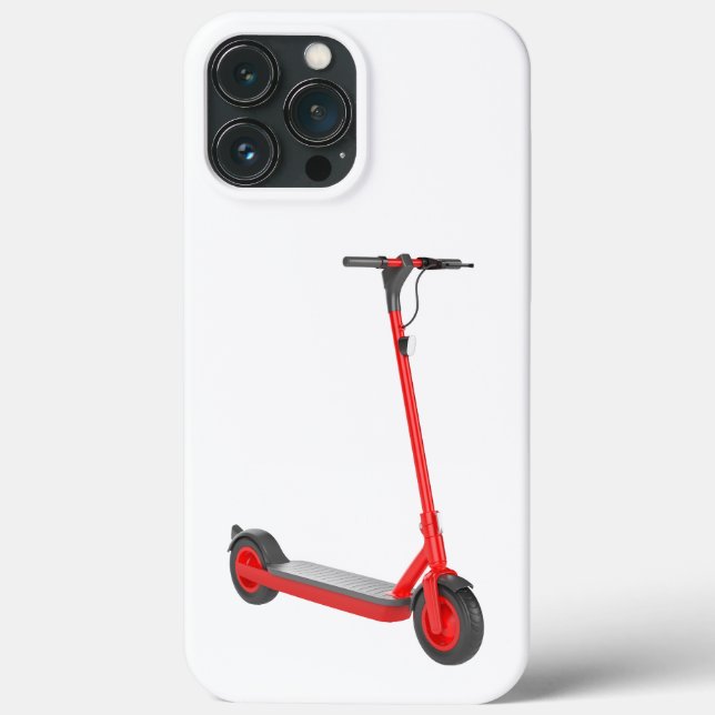 Red electric scooter Case-Mate iPhone case (Back)