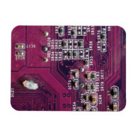 Red Electronic Circuit Board