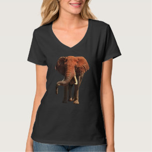 Red Elephant in Kenya Africa T-Shirt