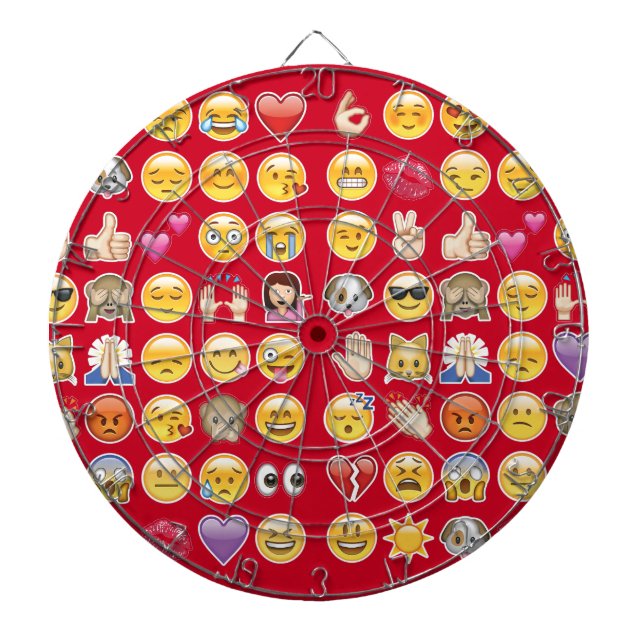 red emoji dartboard (Front)