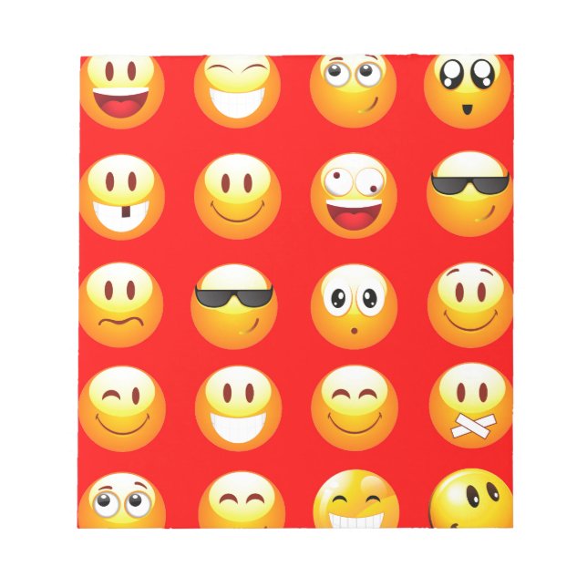 red emojis notepad (Front)