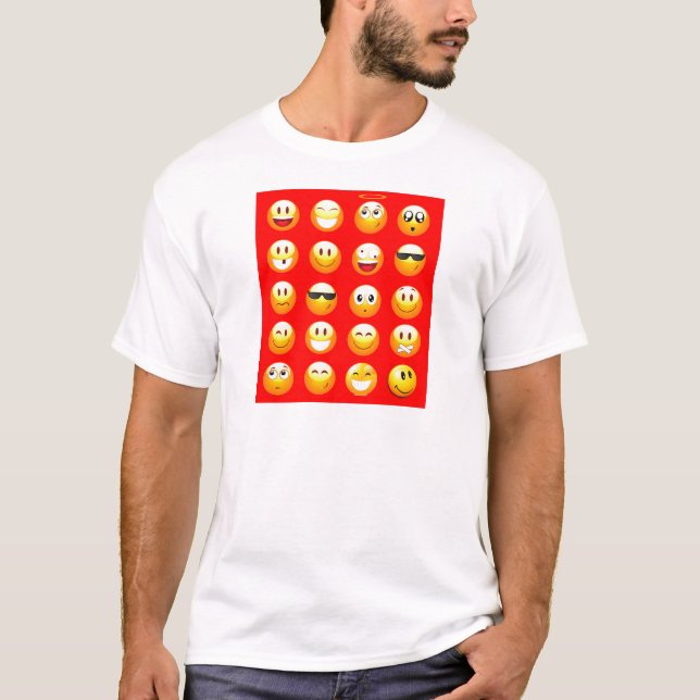 red emojis T-Shirt (Front)