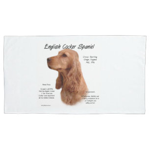 Red English Cocker Spaniel History  Pillowcase