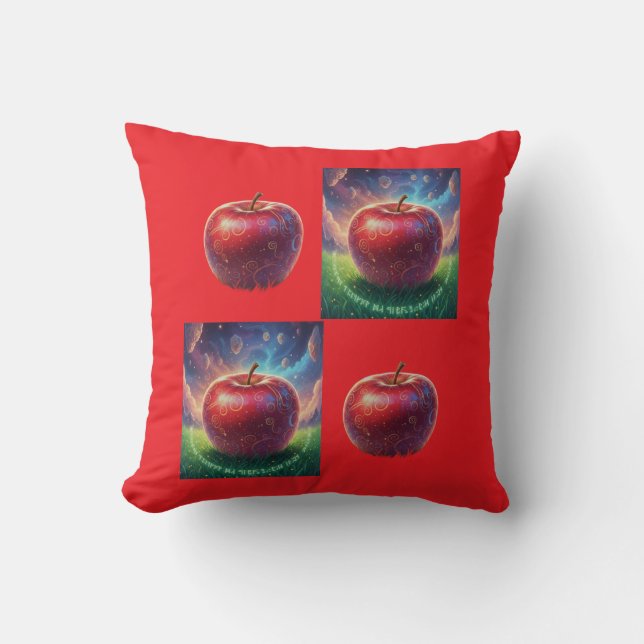 Red Enigma Pillow (Front)