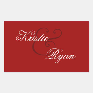 Red Envelope Seal Wedding