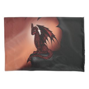 red epic Dragon Pillowcase