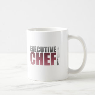 Red Executive Chef Coffee Mug