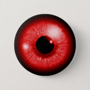 Red Eye 6 Cm Round Badge