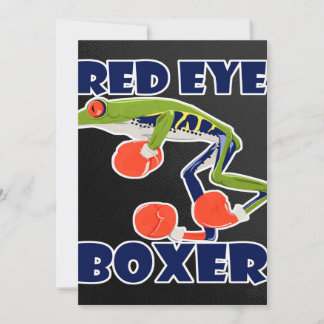 Red Eye Boxer Funny Frog Wild Animal Lover Unique