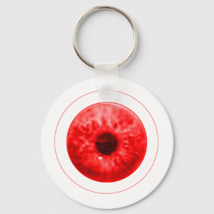 Red Eye Eyeball jGibney The MUSEUM Artist Serie Key Ring