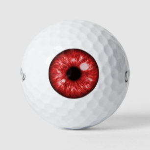 Red Eye Funny Golf Balls