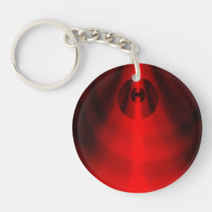 Red eye key ring