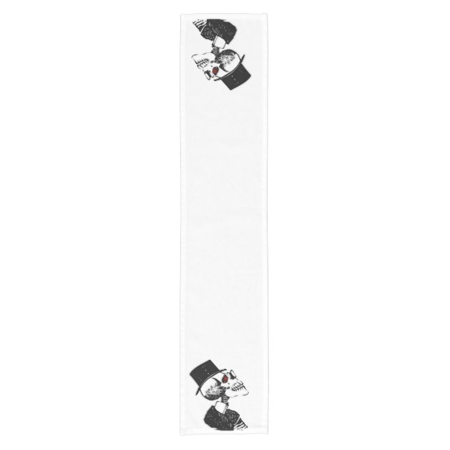 Red Eye Skeleton Short Table Runner (Front)