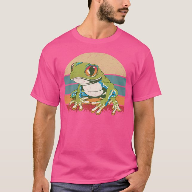 Red Eye Tree Frogs Red-Eyed Tree Frog T-Shirt (Front)