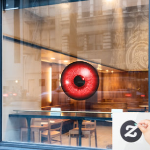 Red Eye Window Cling